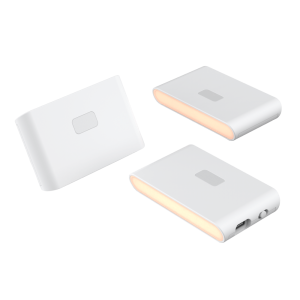 Wyze Night Light 3-Pack Rechargeable Motion Sensor Lights, Dusk to Dawn, Warm White, Magnetic Mount, Battery Powered, for Bathroom, Hallway, Stairs
