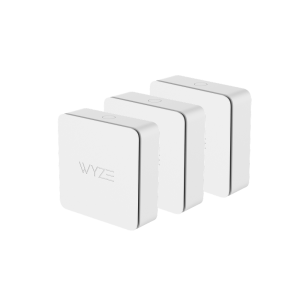 Wyze Sense Entry Sensor v2 3-Pack, White Wireless Door & Window Contact Sensors with Open/Close Alerts, Requires Wyze Sense Hub